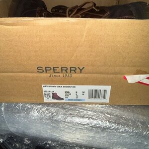 Sperry Watertown Duck Boots - Brown and Tan